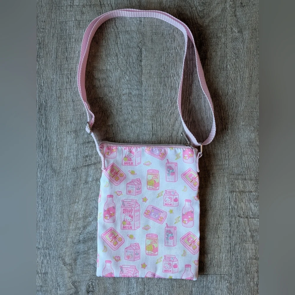 Loungefly Sanrio Hello Kitty And Friends Beverages Passport Crossbody Bag - Picture 3 of 8